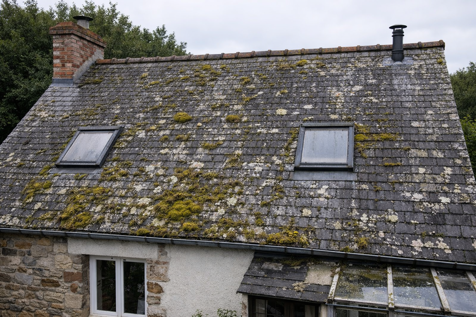 Façade avant nettoyage CleanMaster